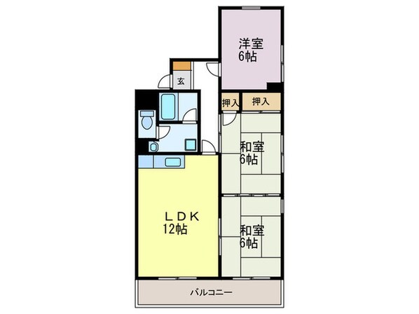 エトワール林崎の物件間取画像